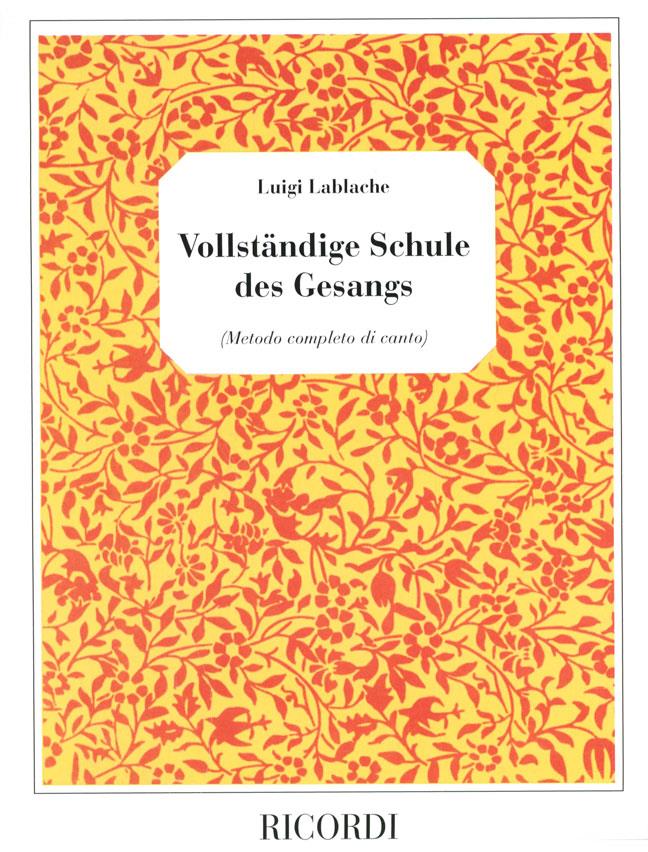 Vollständige Schule des Gesangs - Metodo completo di canto - pro zpěv